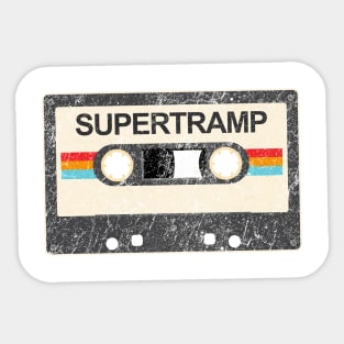 kurniamarga vintage cassette tape Supertramp Sticker